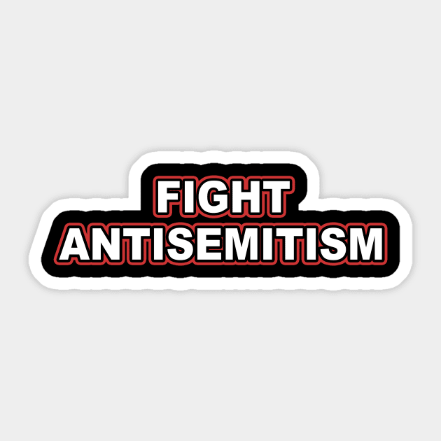 Fight Antisemitism Fan Sticker by ArchmalDesign